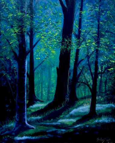 From The Forest, Framed, 30h x 24w in,       $ 1150